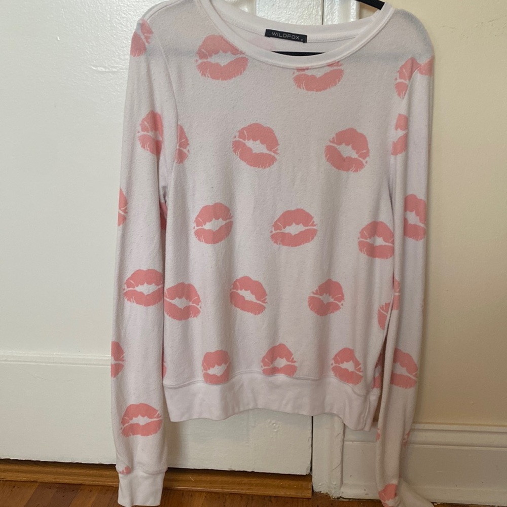 Wildfox lips sweater